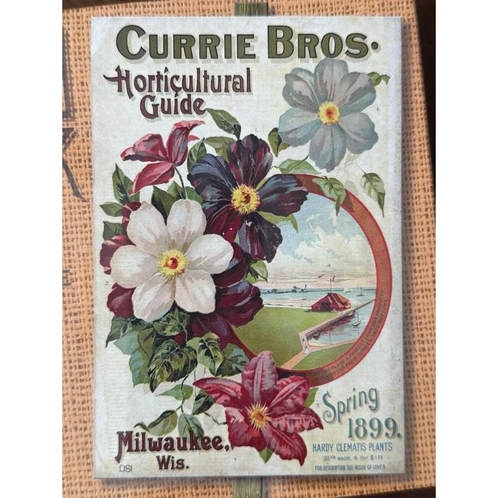 Seed Pack Art Puzzle 250 Pieces DB Company Currie Bros. Spring 1899 New
